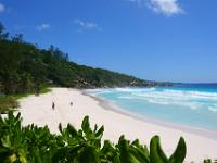 Blick auf die Petite Anse - La Digue